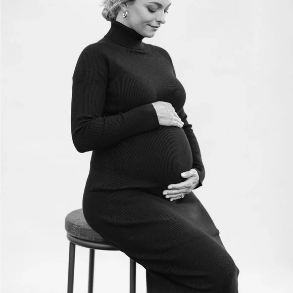 Petal & Pup Dresses | Turtleneck Black Long Sleeve Dress from Petal& Pup. | Color: Black | Size: 8 | Kschmittou's Closet